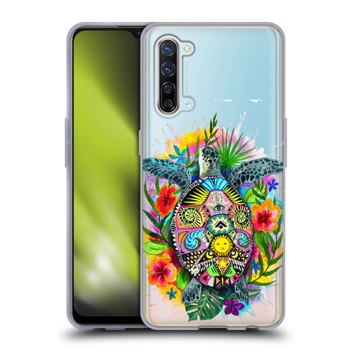 Pixie Cold Animals Turtle Life Soft Gel Case for OPPO Find X2 Lite 5G