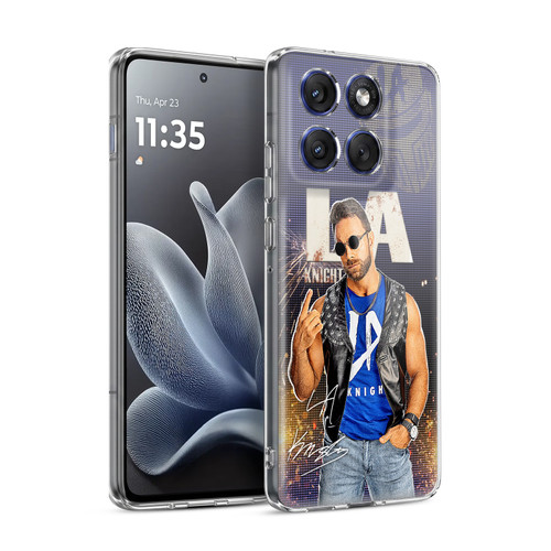 WWE LA Knight Portrait Soft Gel Case for Motorola Edge 70