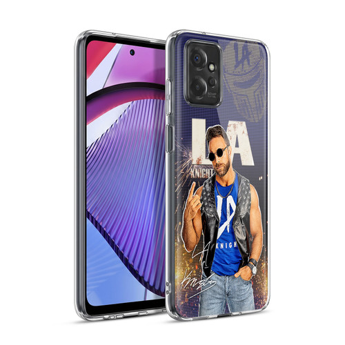 WWE LA Knight Portrait Soft Gel Case for Motorola Moto G Power (2023)