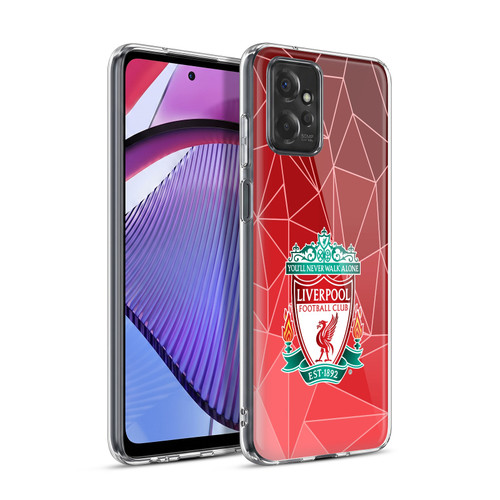 Liverpool Football Club Crest & Liverbird 2 Geometric Soft Gel Case for Motorola Moto G Power (2023)