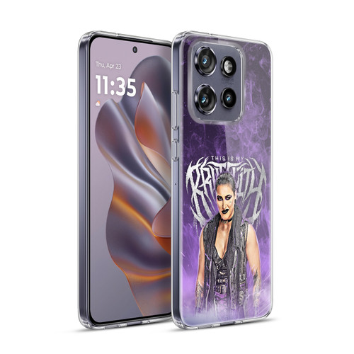 WWE Rhea Ripley This Is My Brutality Soft Gel Case for Motorola Edge 50 Neo