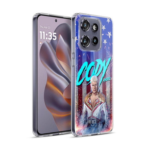 WWE Cody Rhodes Graphics Cody Rhodes Soft Gel Case for Motorola Edge 50 Neo