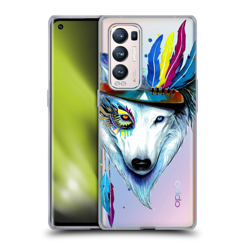 Pixie Cold Animals Warrior Soft Gel Case for OPPO Find X3 Neo / Reno5 Pro+ 5G