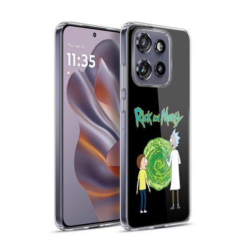 Rick And Morty Season 5 Graphics Character Art Soft Gel Case for Motorola Edge 50 Neo