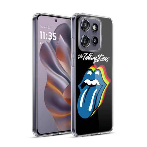 The Rolling Stones Licks Collection Pop Art 2 Soft Gel Case for Motorola Edge 50 Neo