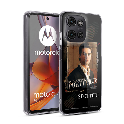 Gossip Girl Graphics Nate Soft Gel Case for Motorola Moto G75