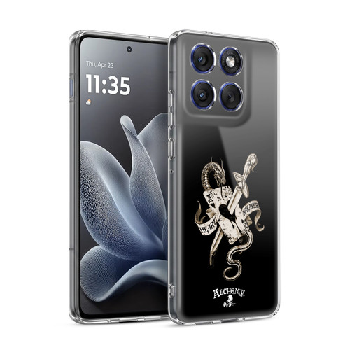 Alchemy Gothic Illustration Heart Breaker Soft Gel Case for Motorola Edge 70