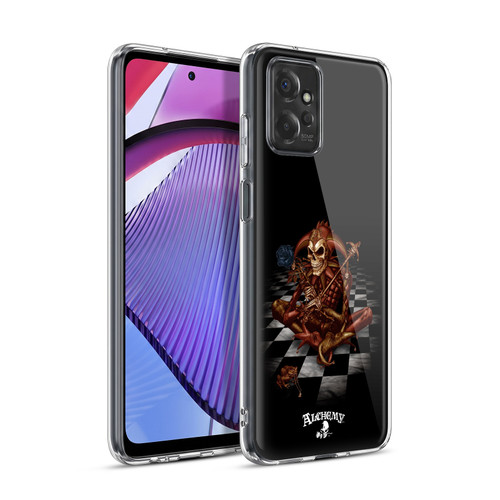 Alchemy Gothic Illustration Fools Familiar Soft Gel Case for Motorola Moto G Power (2023)