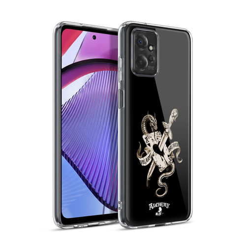 Alchemy Gothic Illustration Heart Breaker Soft Gel Case for Motorola Moto G Power (2023)