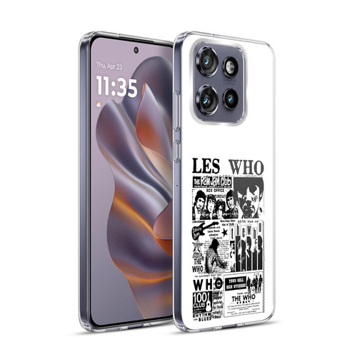 The Who Band Art Les Who Soft Gel Case for Motorola Edge 50 Neo