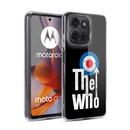 The Who Band Art Classic Target Logo Soft Gel Case for Motorola Moto G75