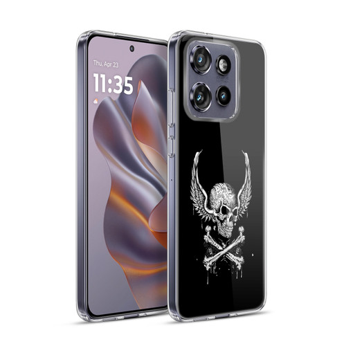 Alchemy Gothic Wing Inked Soft Gel Case for Motorola Edge 50 Neo