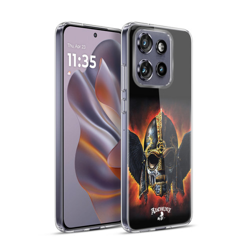 Alchemy Gothic Wing Ossa Raven Head Soft Gel Case for Motorola Edge 50 Neo