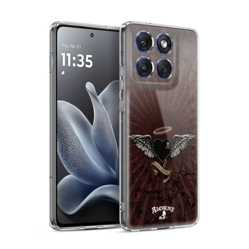 Alchemy Gothic Wing Dark Angel Heart Soft Gel Case for Motorola Edge 70