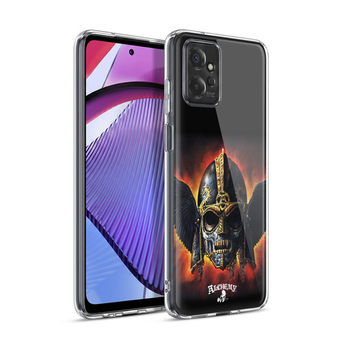 Alchemy Gothic Wing Ossa Raven Head Soft Gel Case for Motorola Moto G Power (2023)