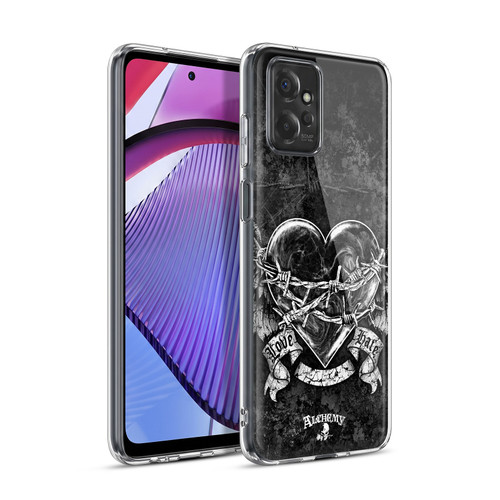 Alchemy Gothic Wing Black Romance Soft Gel Case for Motorola Moto G Power (2023)