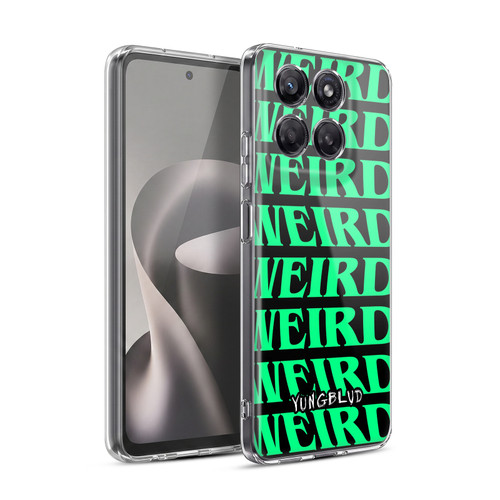 Yungblud Graphics Weird! Text Soft Gel Case for Motorola Moto G37 Power