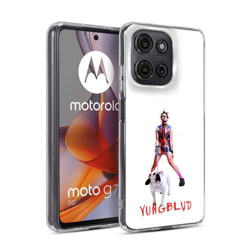 Yungblud Graphics Strawberry Lipstick Soft Gel Case for Motorola Moto G75