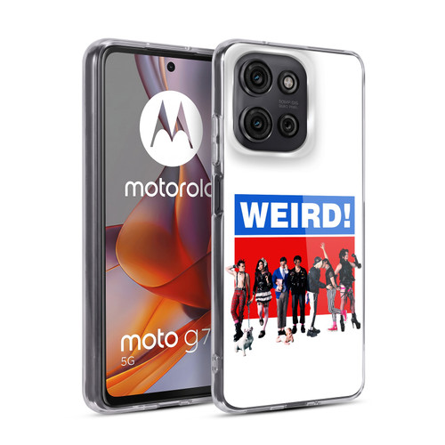 Yungblud Graphics Weird! Soft Gel Case for Motorola Moto G75
