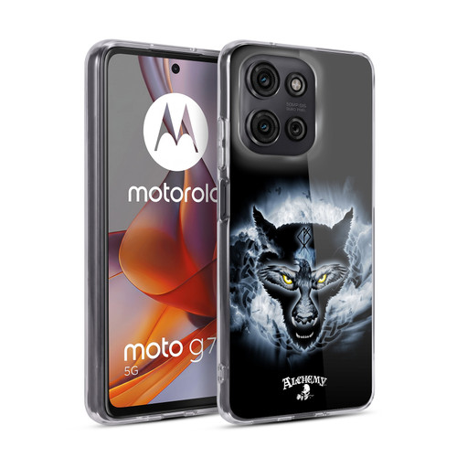 Alchemy Gothic Wing Raven Wulf Soft Gel Case for Motorola Moto G75