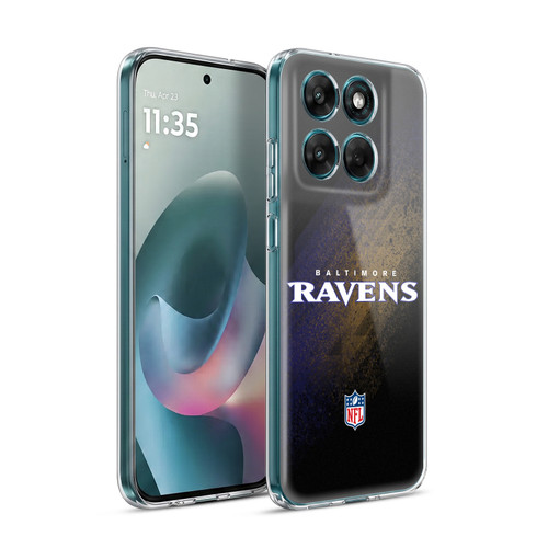 NFL Baltimore Ravens Logo Blur Soft Gel Case for Motorola Moto G77