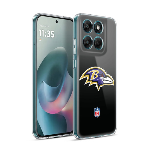 NFL Baltimore Ravens Logo Plain Soft Gel Case for Motorola Moto G77