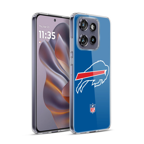 NFL Buffalo Bills Logo Plain Soft Gel Case for Motorola Edge 50 Neo