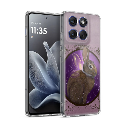 Ash Evans Animals Rabbit Soft Gel Case for Motorola Edge 70