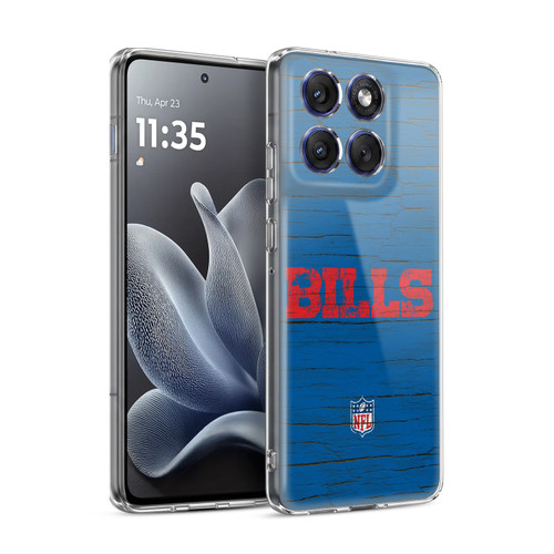 NFL Buffalo Bills Logo Distressed Look Soft Gel Case for Motorola Edge 70