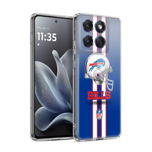 NFL Buffalo Bills Logo Helmet Soft Gel Case for Motorola Edge 70