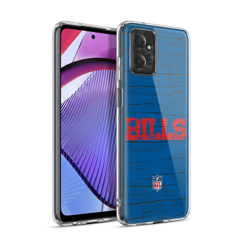 NFL Buffalo Bills Logo Distressed Look Soft Gel Case for Motorola Moto G Power (2023)