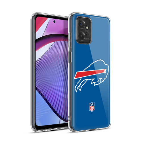 NFL Buffalo Bills Logo Plain Soft Gel Case for Motorola Moto G Power (2023)