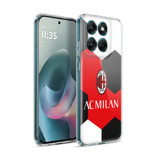 AC Milan Crest Ball Soft Gel Case for Motorola Moto G77