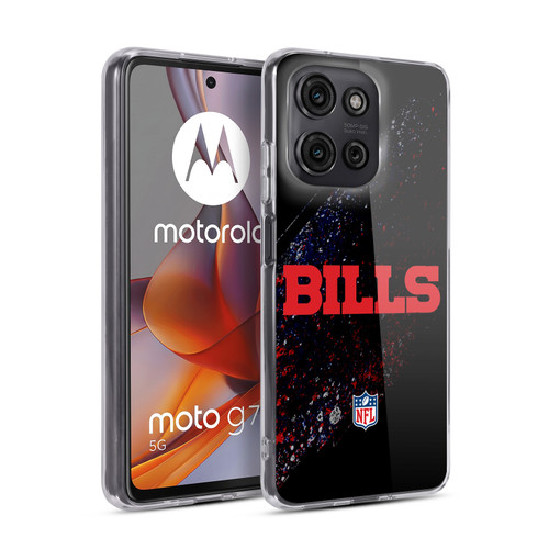 NFL Buffalo Bills Logo Blur Soft Gel Case for Motorola Moto G75