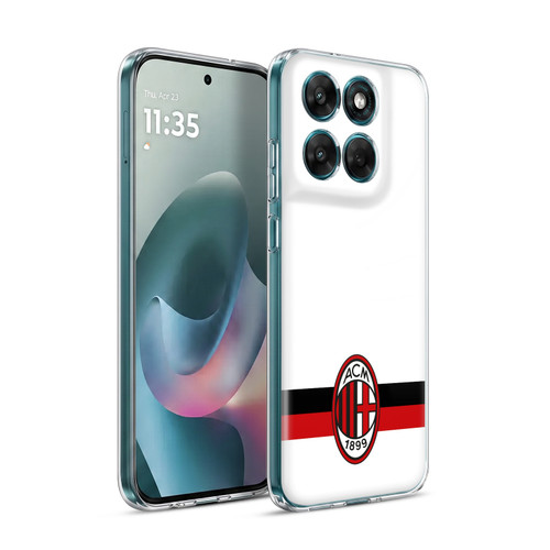 AC Milan Crest White Soft Gel Case for Motorola Moto G77