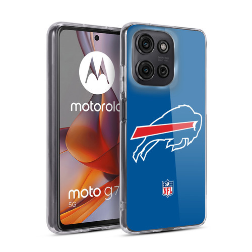 NFL Buffalo Bills Logo Plain Soft Gel Case for Motorola Moto G75