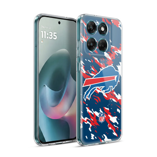 NFL Buffalo Bills Logo Camou Soft Gel Case for Motorola Moto G77