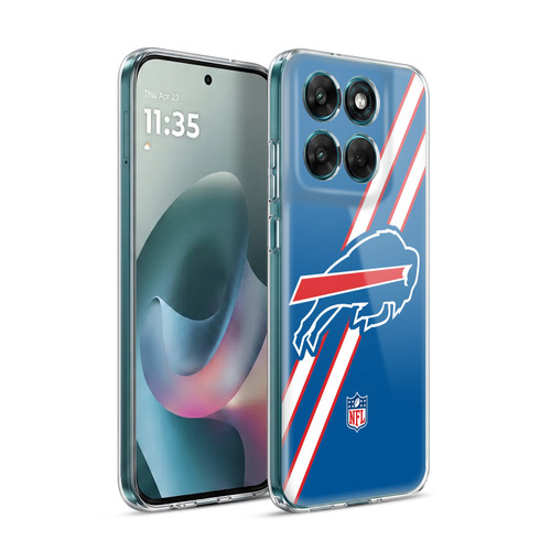NFL Buffalo Bills Logo Stripes Soft Gel Case for Motorola Moto G77