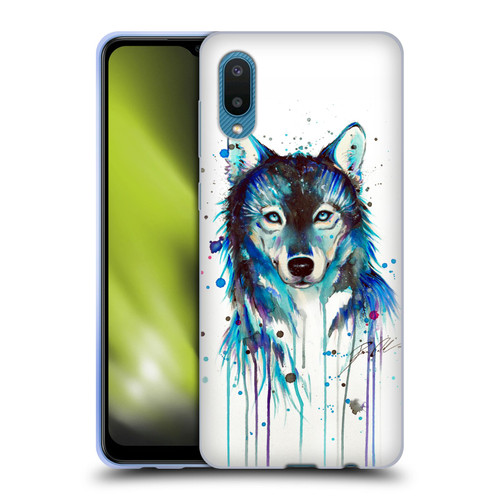 Pixie Cold Animals Ice Wolf Soft Gel Case for Samsung Galaxy A02/M02 (2021)