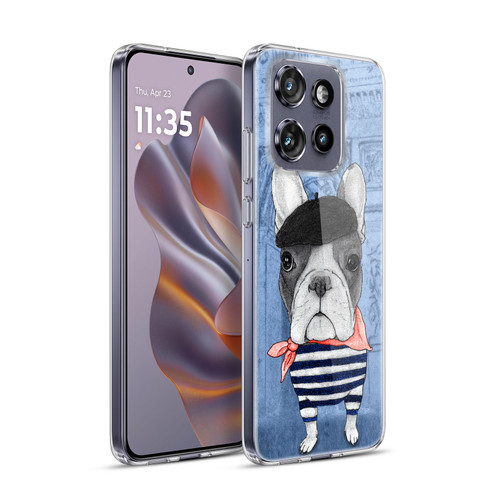 Barruf Dogs French Bulldog Soft Gel Case for Motorola Edge 50 Neo