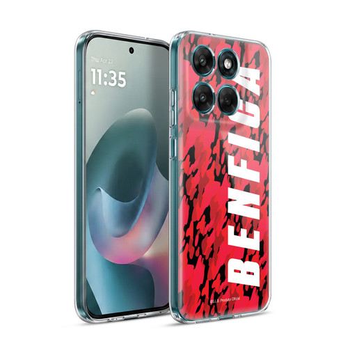 S.L. Benfica 2021/22 Crest Camouflage Soft Gel Case for Motorola Moto G77