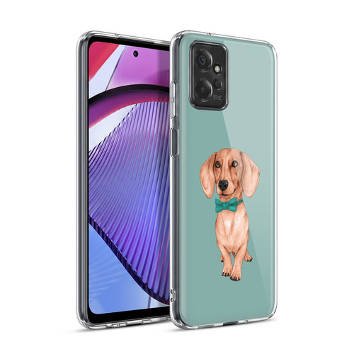 Barruf Dogs Dachshund, The Wiener Soft Gel Case for Motorola Moto G Power (2023)