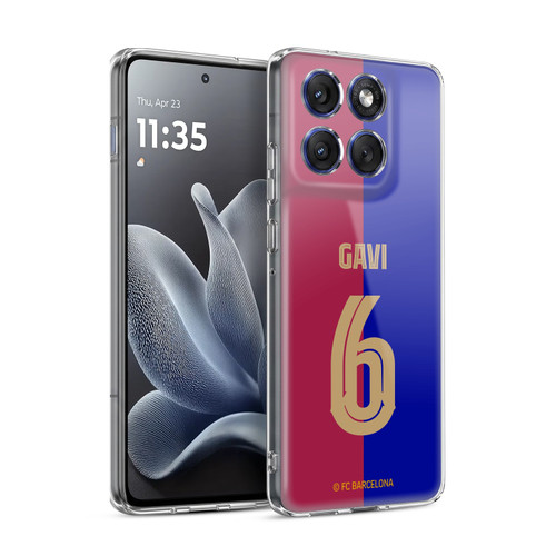 FC Barcelona 2024/25 Players Home Kit Gavi Soft Gel Case for Motorola Edge 70