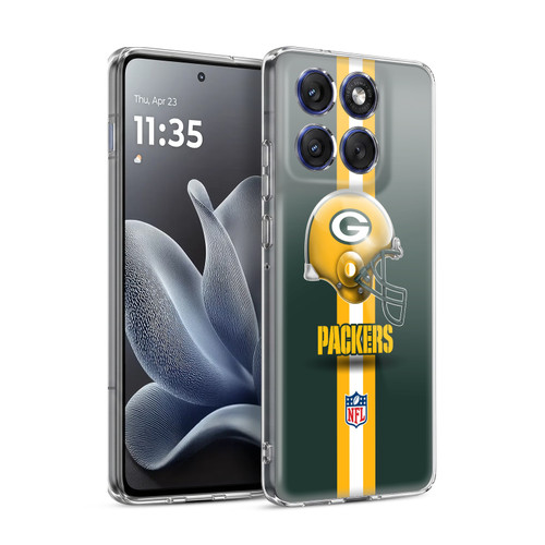 NFL Green Bay Packers Logo Helmet Soft Gel Case for Motorola Edge 70