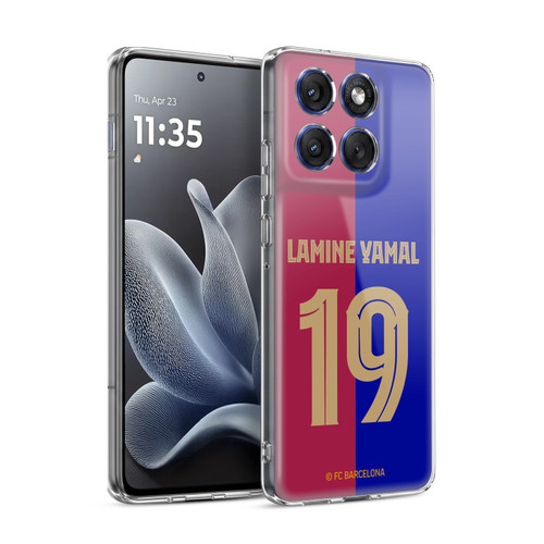 FC Barcelona 2024/25 Players Home Kit Lamine Yamal Soft Gel Case for Motorola Edge 70