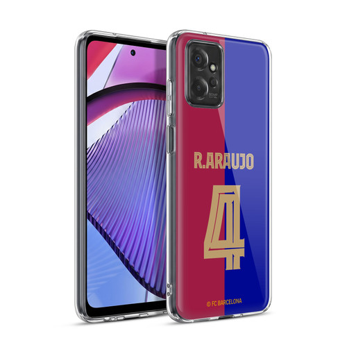 FC Barcelona 2024/25 Players Home Kit Ronald Araújo Soft Gel Case for Motorola Moto G Power (2023)