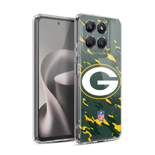 NFL Green Bay Packers Logo Camou Soft Gel Case for Motorola Moto G37 Power