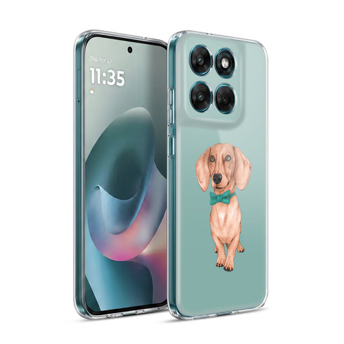 Barruf Dogs Dachshund, The Wiener Soft Gel Case for Motorola Moto G77