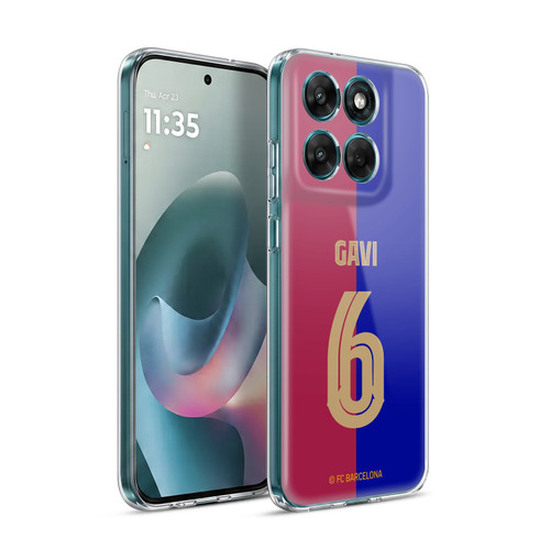 FC Barcelona 2024/25 Players Home Kit Gavi Soft Gel Case for Motorola Moto G77