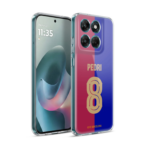 FC Barcelona 2024/25 Players Home Kit Pedri Soft Gel Case for Motorola Moto G77